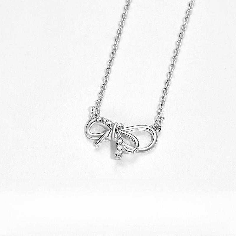 Sweet and Minimalist Bow Versatile Casual Necklace