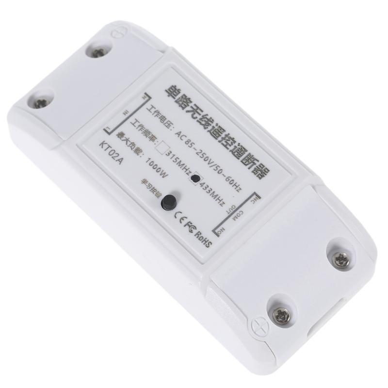 Good Stability High-efficiency Remote Control Switch AC85V-250V Work Voltage Wireless 2 Channels Remote Control Switch