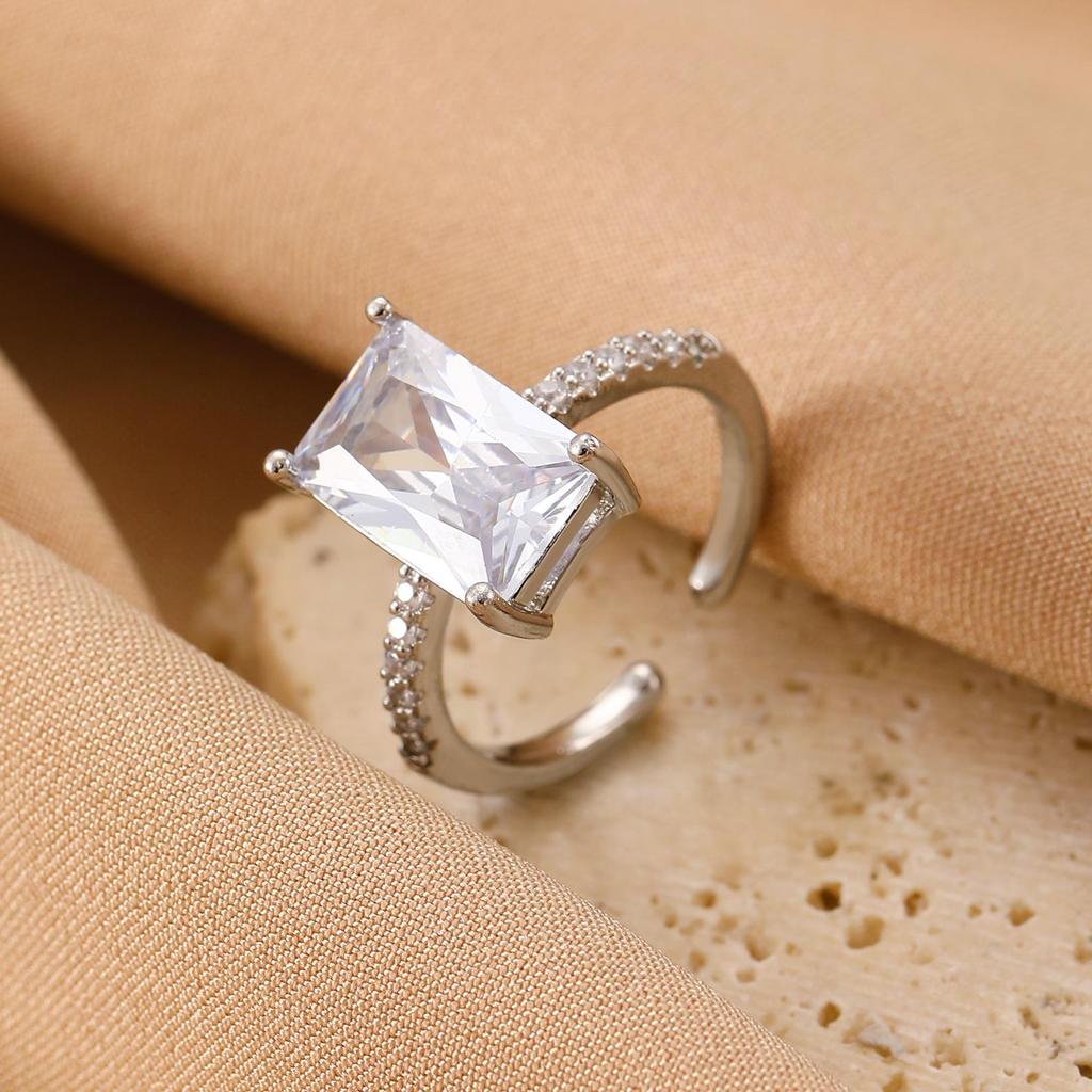High-End Cross-Border Fashion Bow Ring for Women - European & American Style Open Index Finger Accessory