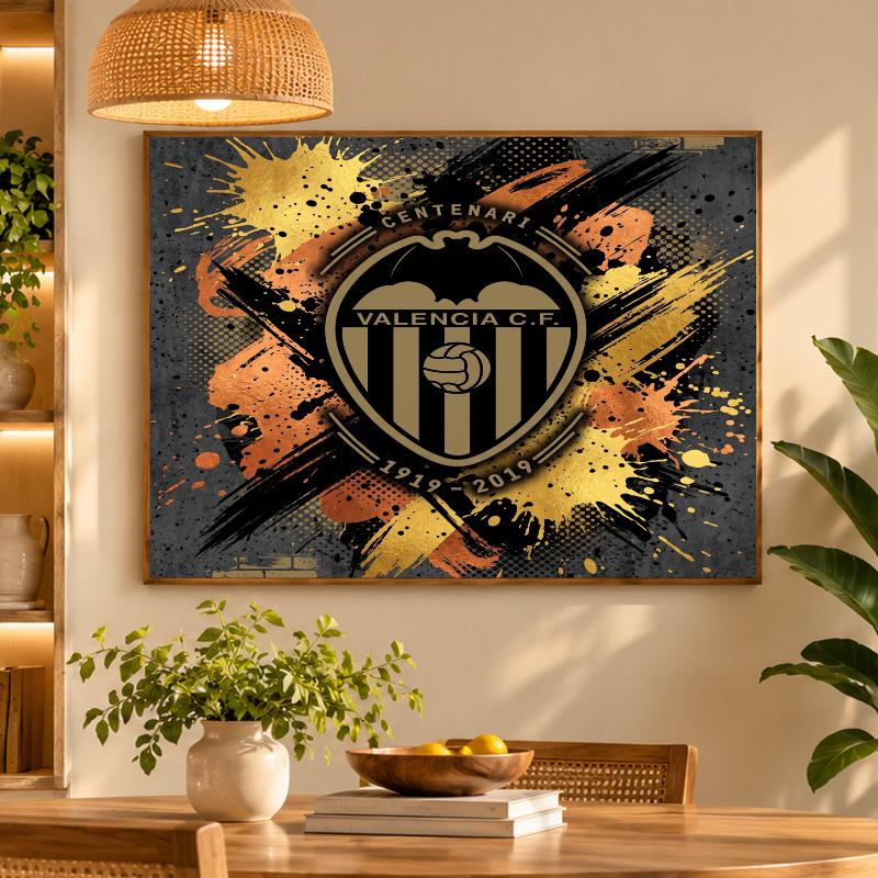 5D Diamond Painting Valencia FC DIY Full Drill Diamond Art Kit Home Decoration