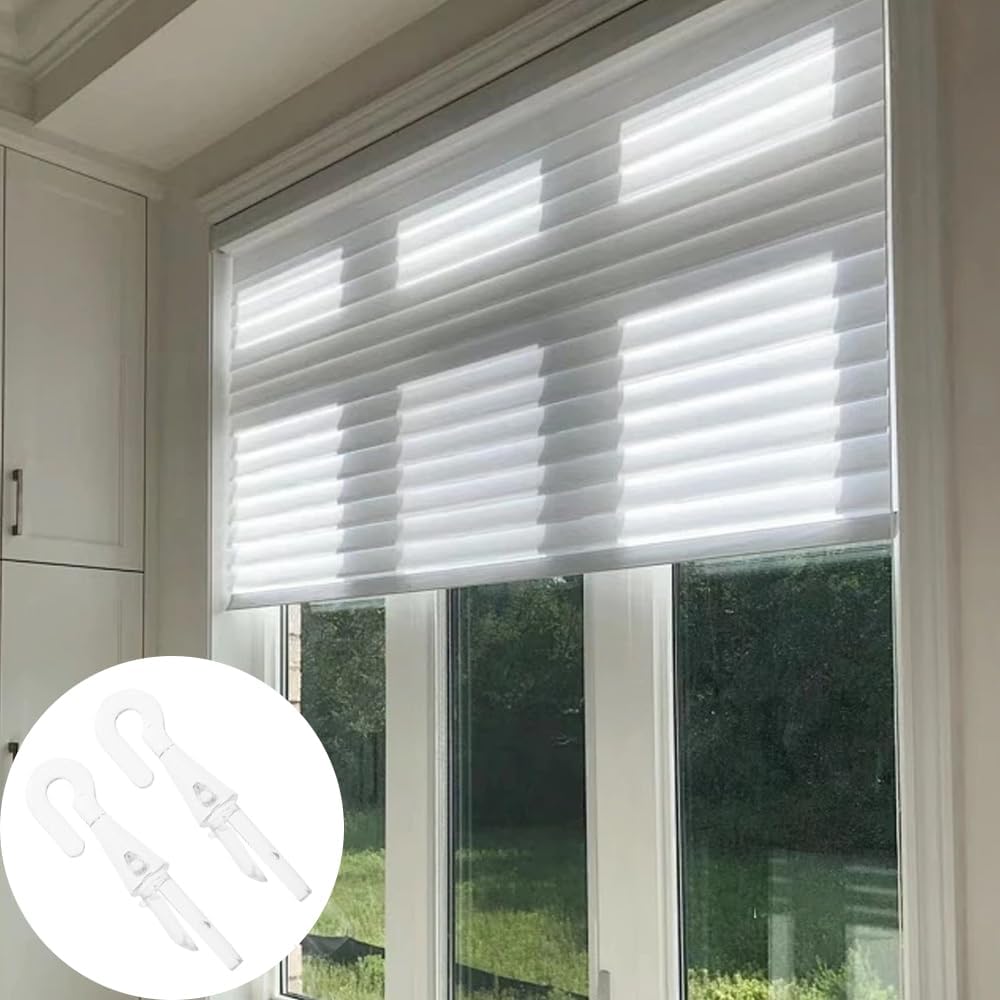 6 Pcs Shutter Turn Rod Head Blind Parts, Vertical Blind Wand Hook, Blinds Curtain Hooks, Blind Wand Replacement Hook Tip