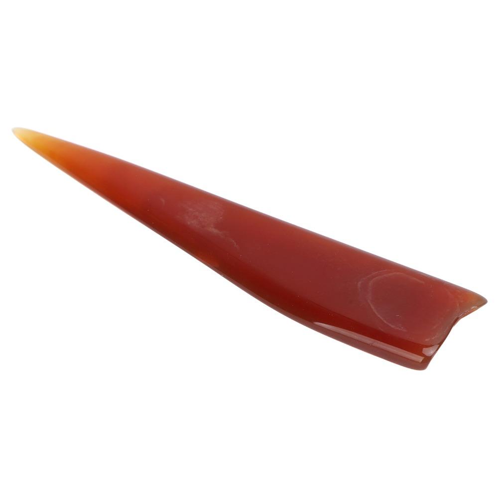 Agate Material Agate Burnisher Glossy Finish Craft Polishing Tool  Silver Polishing