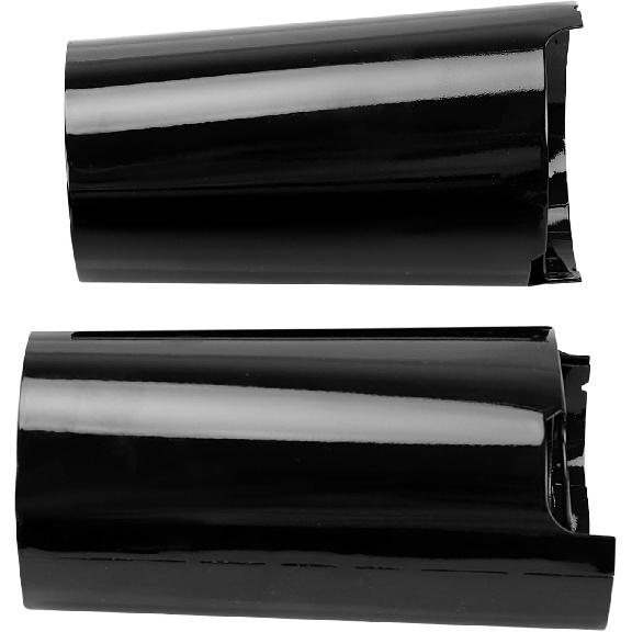 Motorcycle Gloss Black Fork Boot Slider Covers For Harley Touring Electra Street Glide Ultra Limited & Tri Glide 2014-2023