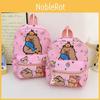 Printed Capybara Cartoon Backpack Children Schoolbag Fashion Leisure Travel Bag