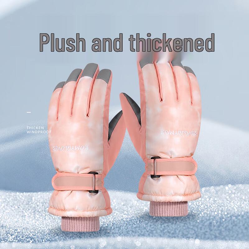 MR MOOSE Women s Winter Warm Fleece-Lined Gloves