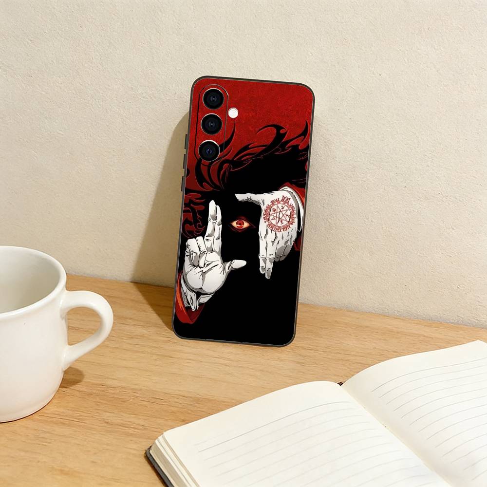 Vampire Alucard   Phone Case For Samsung Galaxy A73,A72,A71,A70,A53,A52,A51,Others Soft Black Cover