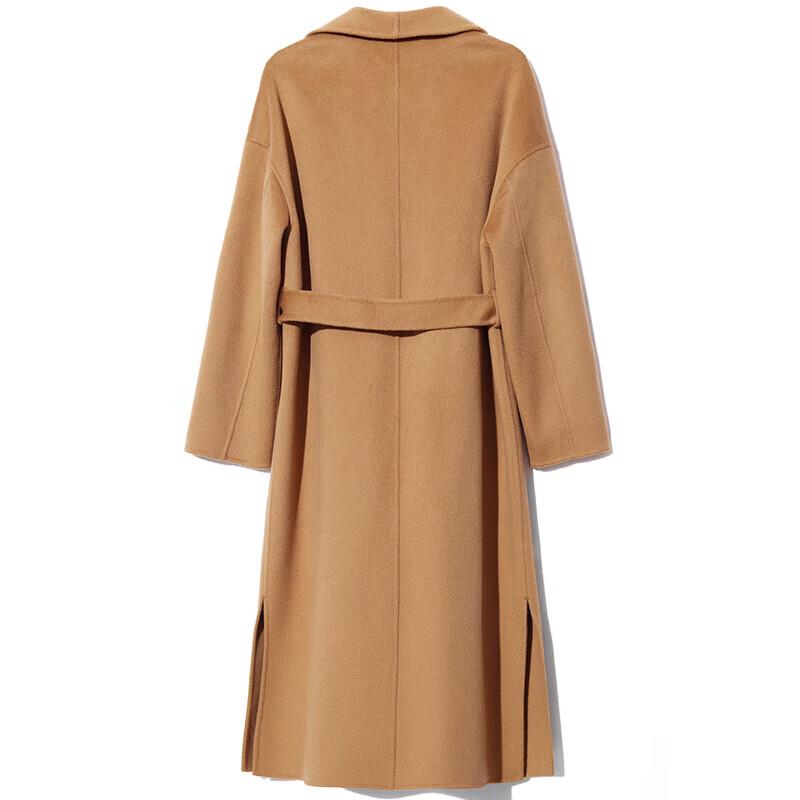 GOELIA Double-Faced Cashmere French Style Mid-Length Coat