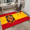 Spanien FC Wappen Bedruckter Teppich für Büro, Stuhlunterlage, Dekorativer Teppich Bodenmatte, Große Größe Fan Geschenke Weihnachtsgeschenke