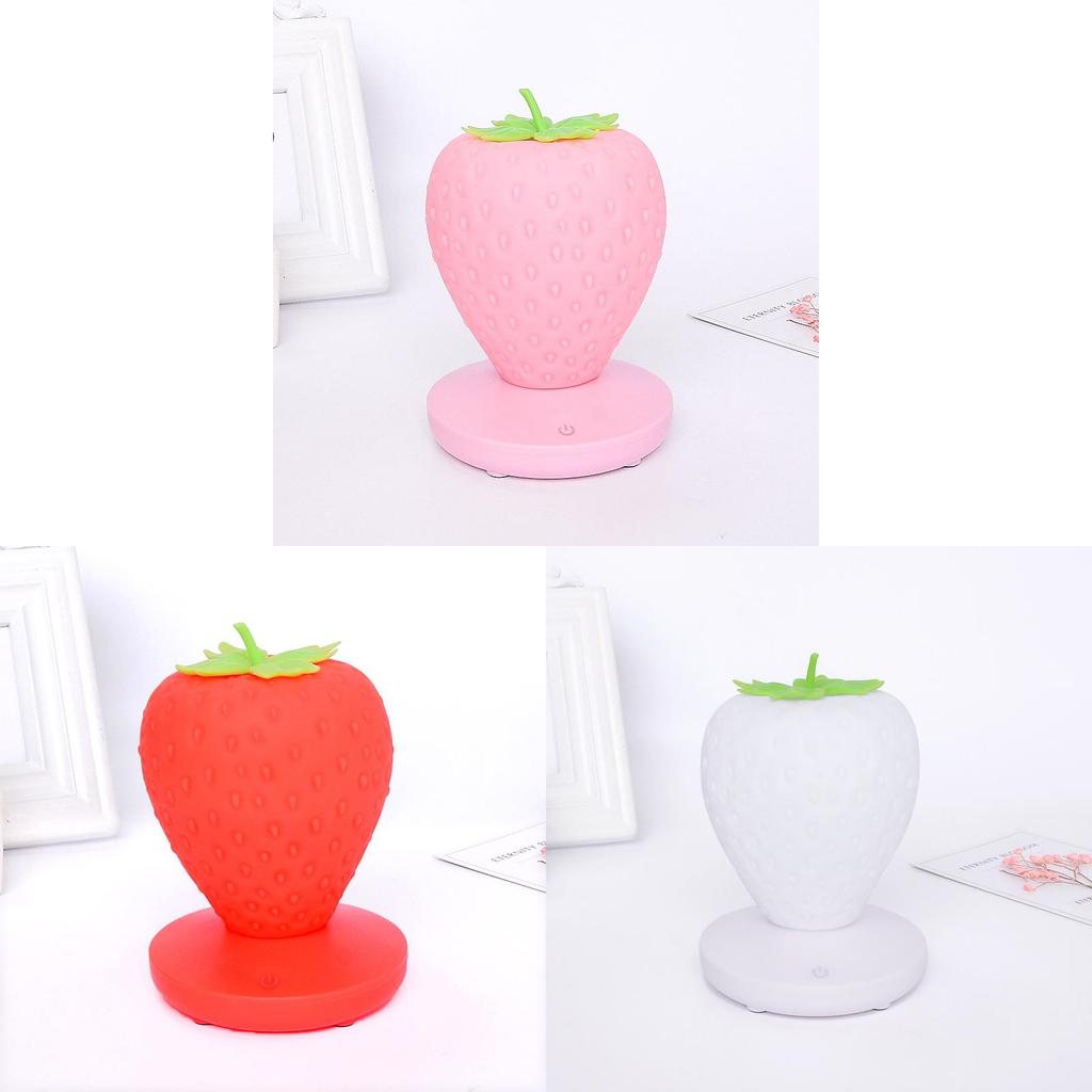 Creative Led Fruit Night Light For Girls Children Bedroom Gift Factory Direct Cross-border Explosive Model Rechargeable Patent Design