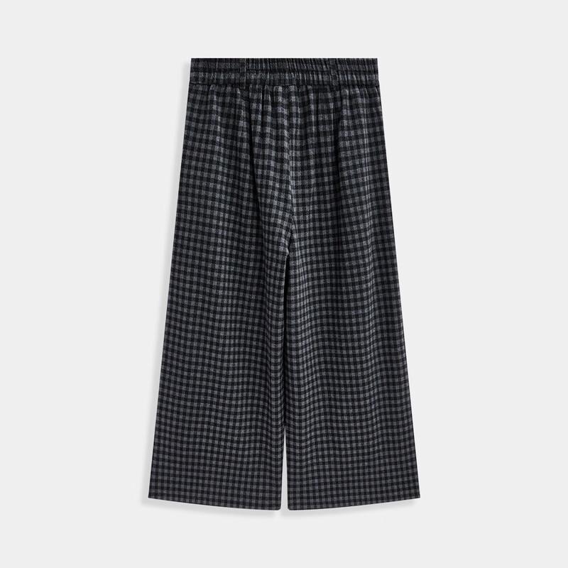 IEF Women's Plus Size Retro Plaid Wide-Leg Pants