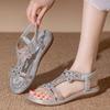 Bohemian Sandal For Womens Comfortable And Lightweight Rhinestone Flat Shoes Women'S Sandals Sandalias De Mujer Verano 2026