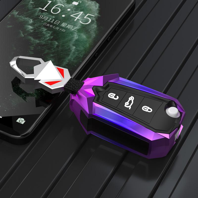 

Кришка для складної ключ-картки автомобіля зі сплаву цинку Для Opel Grandland X Combo Для Peugeot 208 2008 407 408 Rifter 2020 Ковпачок Для Citroen C5 Aircross