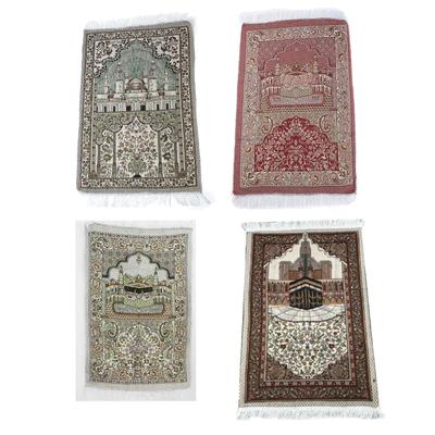 Muslim Prayer Rug Ramadan Gift Praying Carpet Soft Thick Durable Rectangle Muslims Mat Large Islamic Prayer Mat for Kids Adults