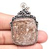 Pendant Turtella Jasper Gemstone Handmade Mother's Day Silver Jewelry 2.25"