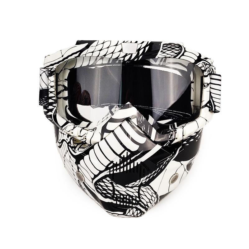 Glasses Water Turning Ghost Head Goggles Mask Motorcycle Riding Mask Windproof Warm Outdoor Protection