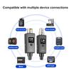 Wireless Microphone Adapter USB Charging U3 Wireless Mic System Transmitter Receiver for Audio Mixer