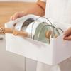 1Pcs Bathroom Home Kitchen Cabinet Organizer Shelf Punch Free Door Storage Rack