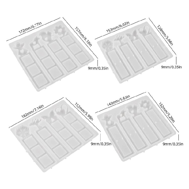 Vielseitige Silikon-Geschenkehalter-Form Für DIY-Geschenkherstellung Unterstützt Harz, Zement und Gips Einfach zu Bedienen und zu Reinigen