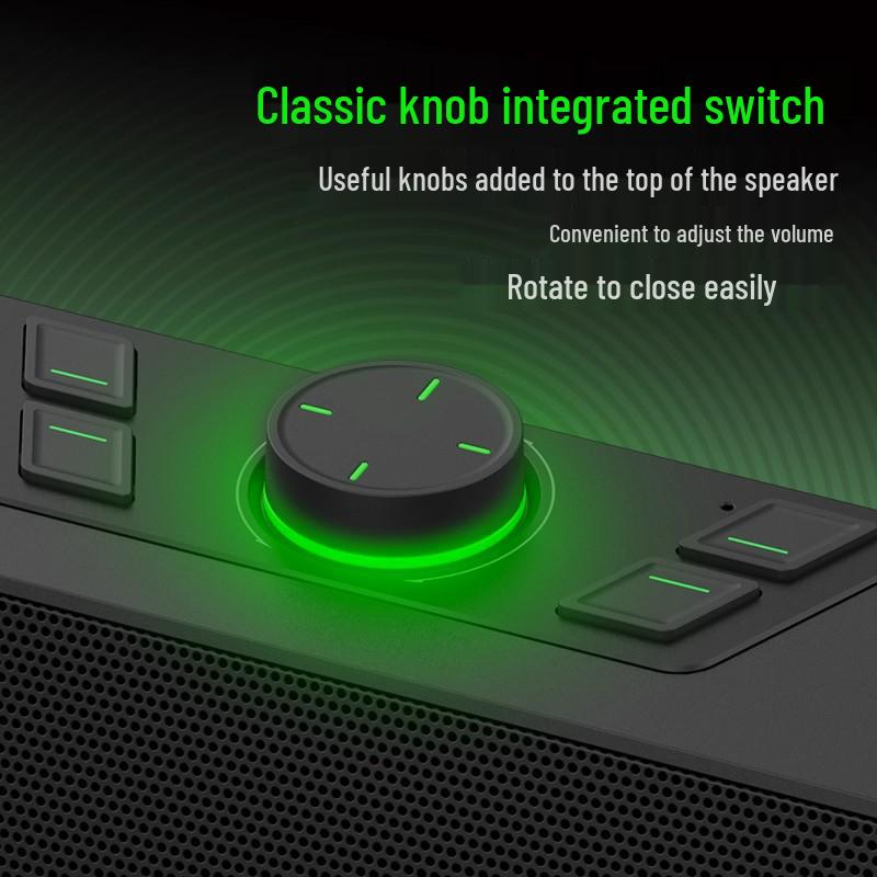 

Si Cheng V1PRO All-in-One Desktop & Laptop Gaming Speaker with Microphone Si Cheng V1PRO Upgrade чорний