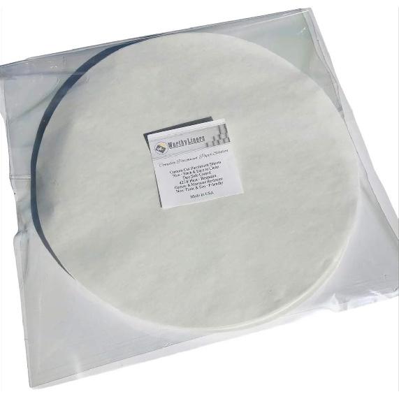 Parchment Paper Round 2" 100 Pack (White)