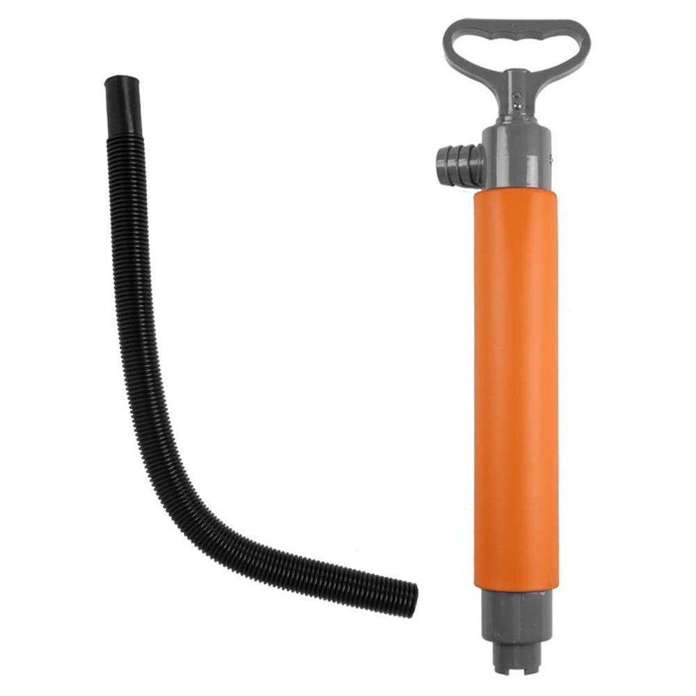 

Портативный плавающий ручной насос для откачки воды 46 см, ручные дренажные насосы для каяка, выживание на открытом воздухе оранжевый