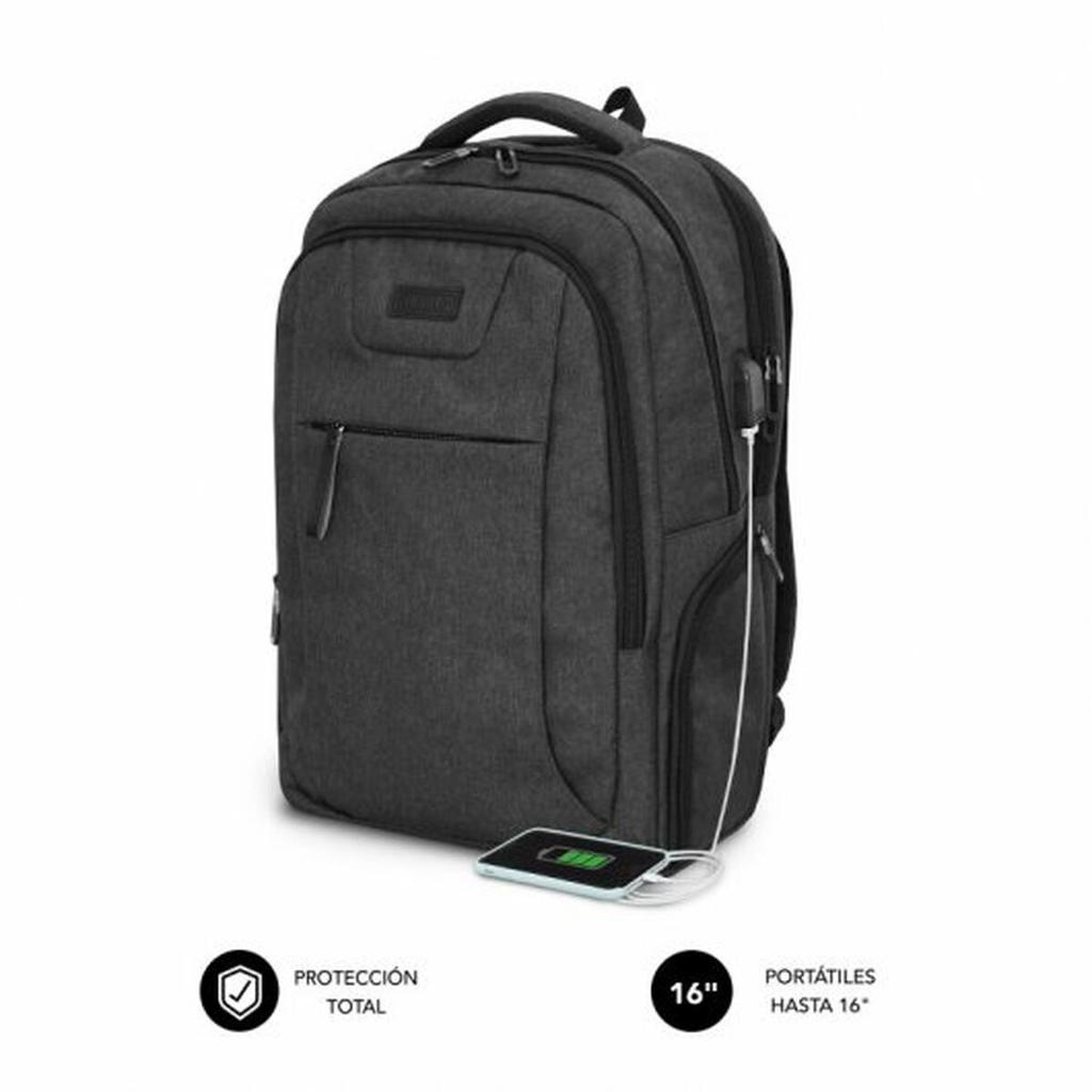 Laptop Backpack Subblim SUBBP-4PA2100 Black
