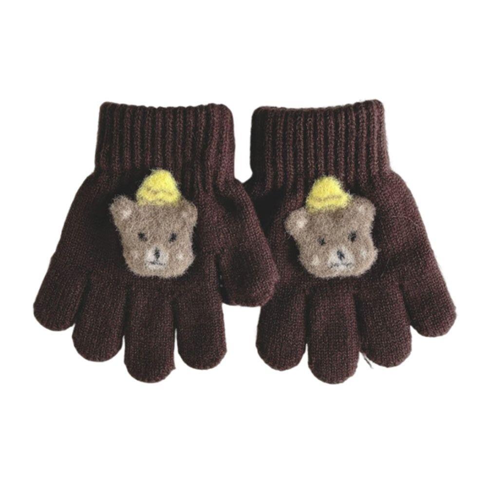 Kältefeste Kinder Baby Handschuhe Winddichte Warme Fäustlinge Herbst Winter Handschuhe Arbeit Büro