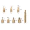 Soldering Iron Adapter Wide Compatibility Multi Specifications M2-M8 Female Thread Brass Nut Insert Set for TS100 TS101 PTS200