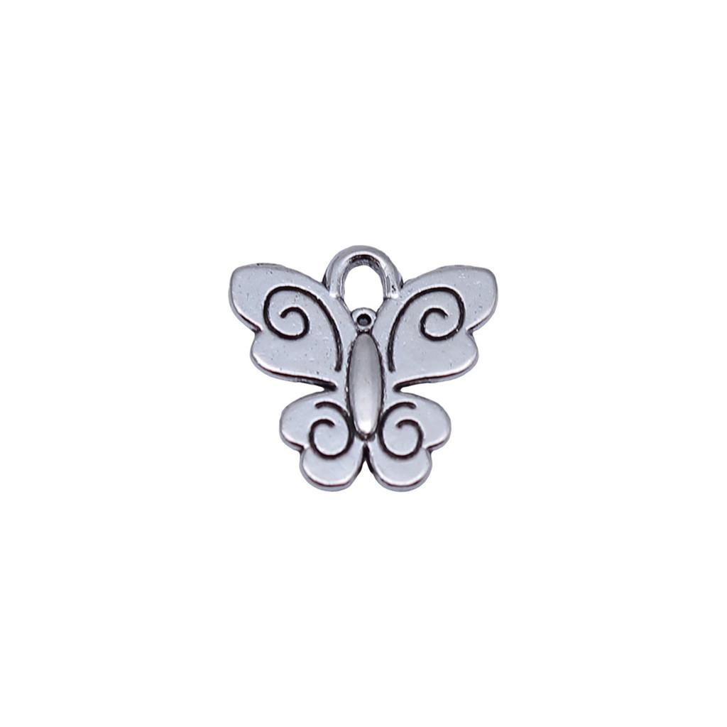 Butterfly Charms Simple Pendants For Minimalist DIY Jewelry Making