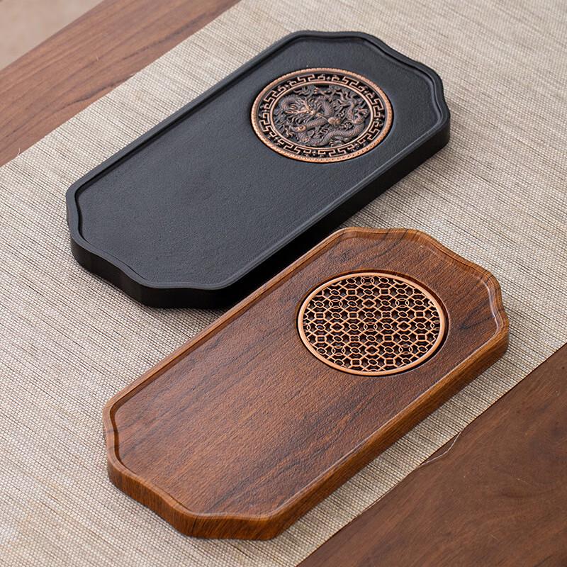 WA Light Luxury Wooden Dry Tea Tray