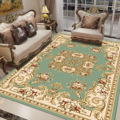 Amerikanischer Europa Stil Retro Teppich Wohnzimmer Sofa Schlafzimmer Bettseite Küche Eingangstür Teppich Rutschfest Luxus Heimdeko Matte
