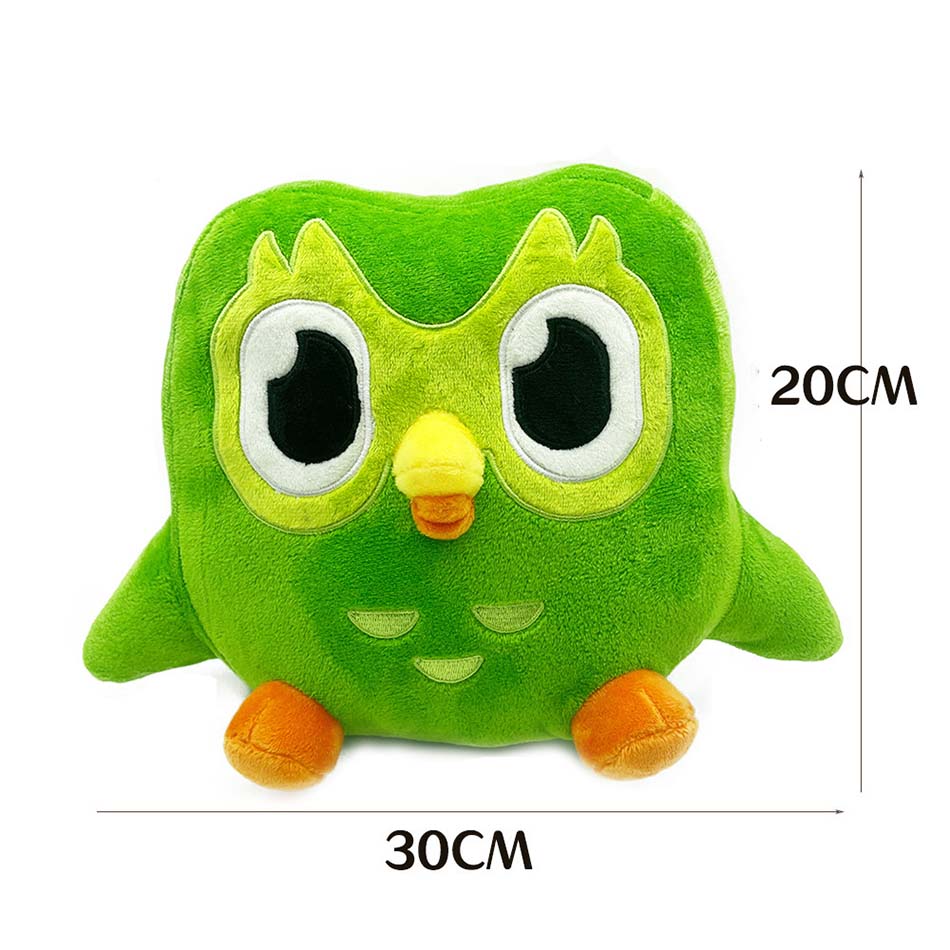 

Lovely Green Duo Plushie of Duo The Owl Мультфільм Аніме Плюшева іграшка М яка м яка тварина Плюшеві ляльки Дитячий подарунок на день народження