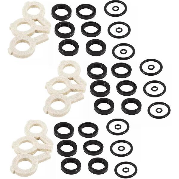 30623 Seal Kit, Pump Washer Seals Kit Fits for Cat Pump 30 31 34 310 340 350 Model (5 Frame Plunger Pump), Pack of 3