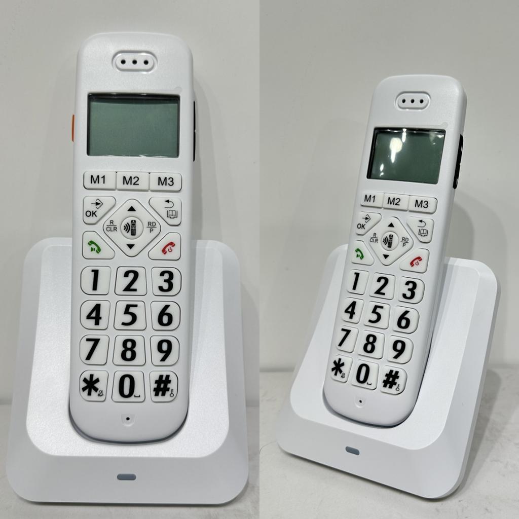 D1011 Modernes schnurloses Telefon Digitales Handtelefon Großes Display Anrufer-ID-Nummernspeicher Home Office Business Festnetz