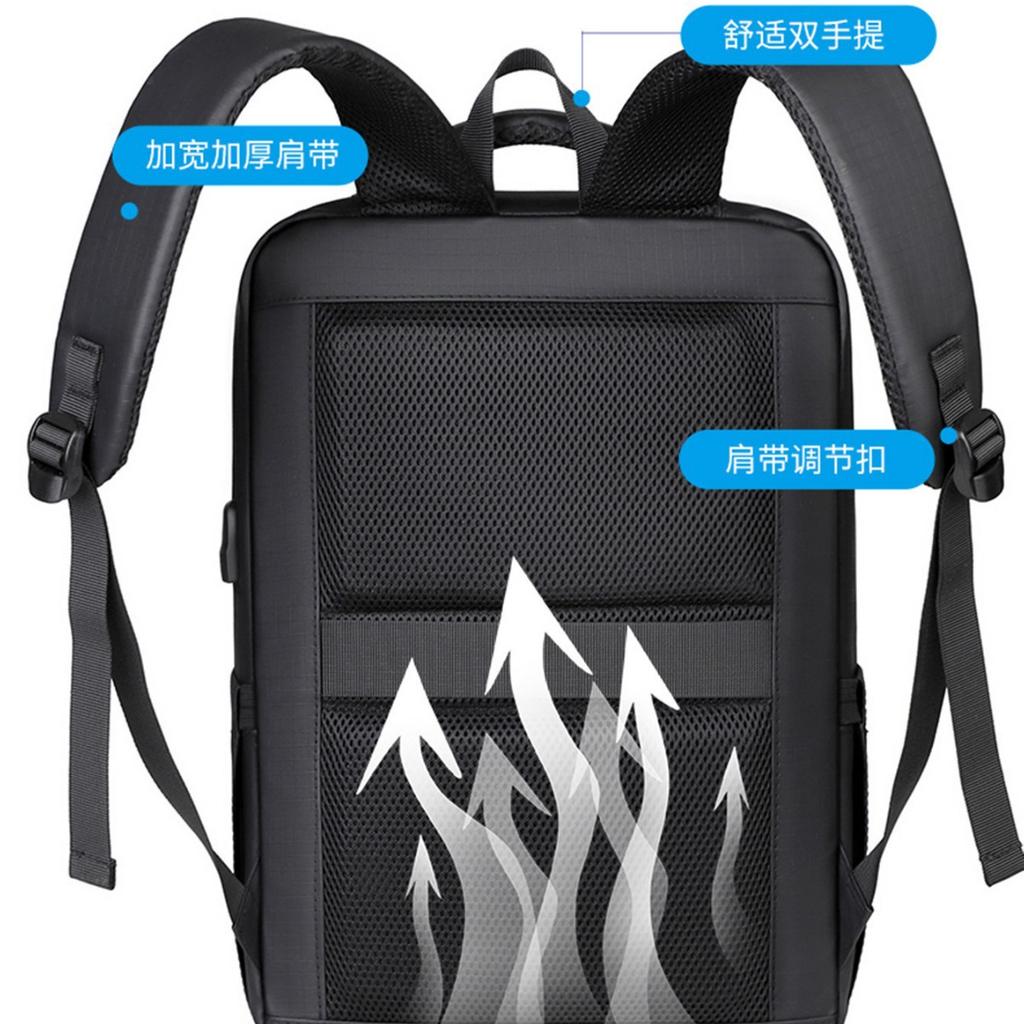Schoolbag Travel Backpack Men's Backpack Large Capacity Business Trip Boarding Luggage College Student Lightweight Travel School Bag Women