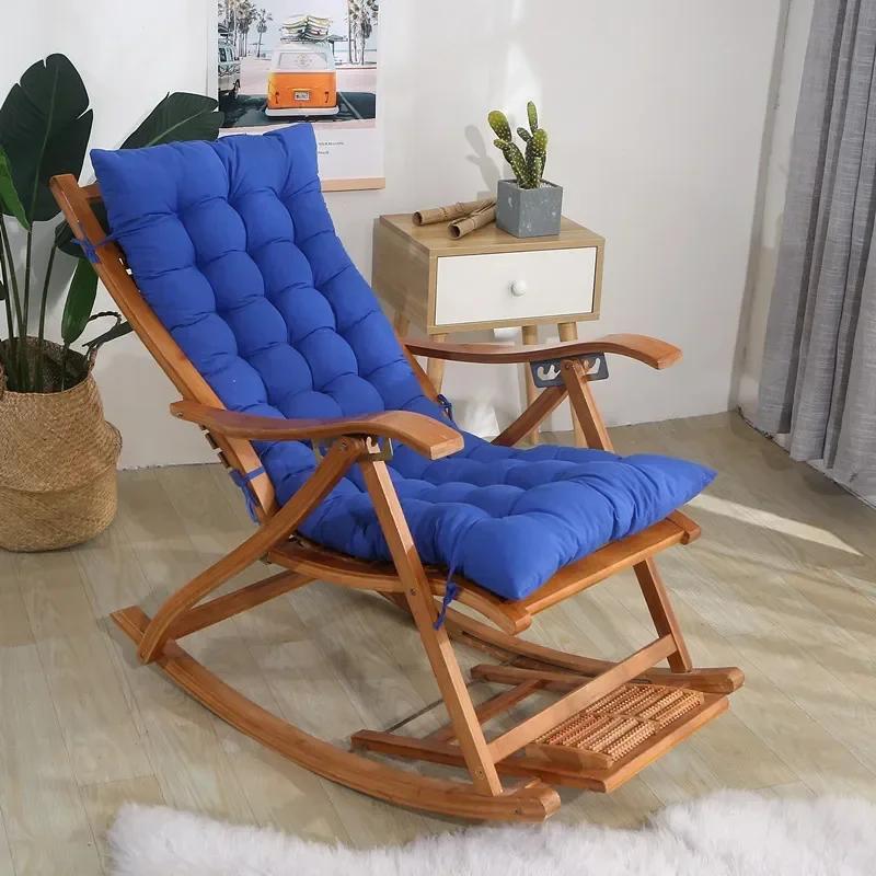 

Подушка для кресла-качалки Садовая подушка для стула Нескользящие Подушки для стульев с высокой спинкой Моющиеся Подушка для шезлонга 48x120cm