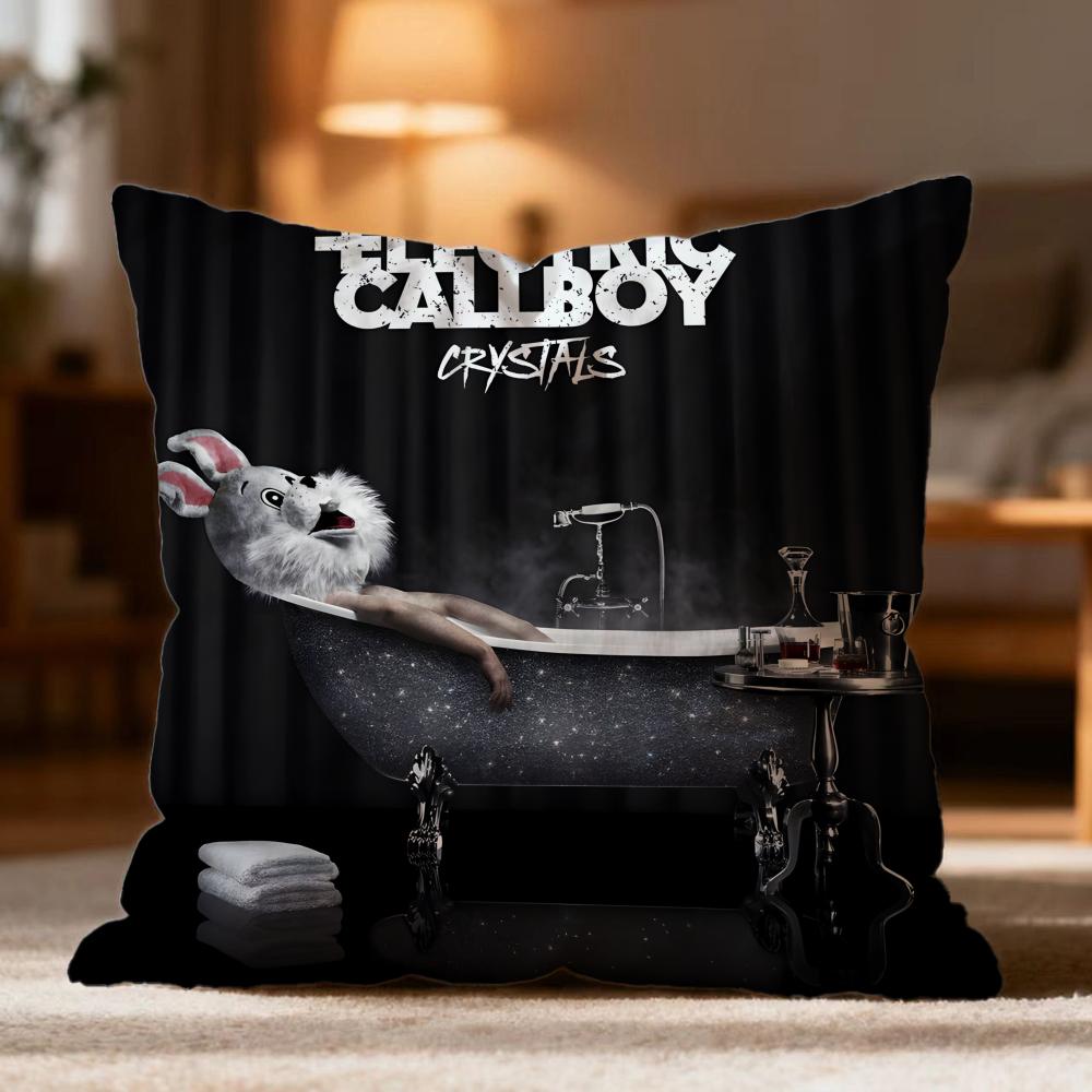 Hot E-EElectric Callboy Cushion Cover Soft Washable Pillow Case Multi-Scene for Couch Bed Travel Office Use