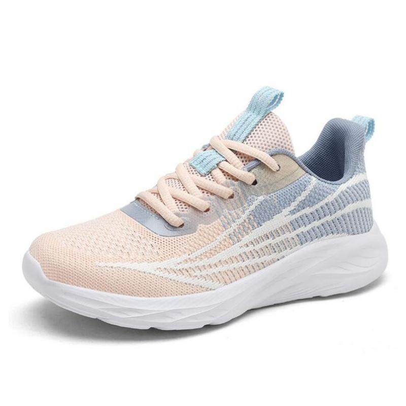 Sneakers Women Summer Breathable Running Soft Sole Comfortable Platform Casual Mesh Sneakers Anti Slip Light Training Shoes