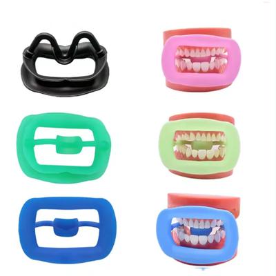 1 Stück Dental Weichsilikon 3D Lippen-Wangenretraktor Autoklavierbarer Mundöffner Wangenspreizer Dental Kieferorthopädische Verbrauchsmaterialien 6 Farben
