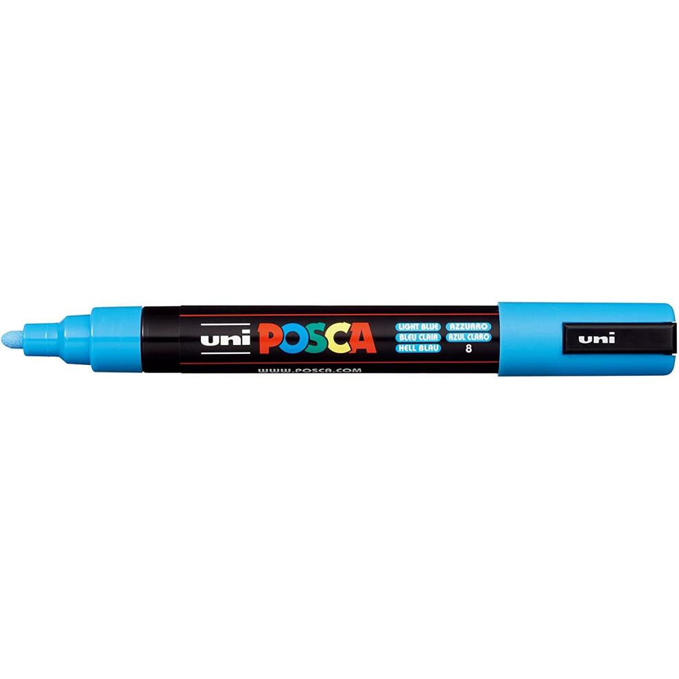 POSCA 153544843 2.5 Mm Bullet Tip Waterbased Paint Marker - Assorted Colours (Pack of 8)