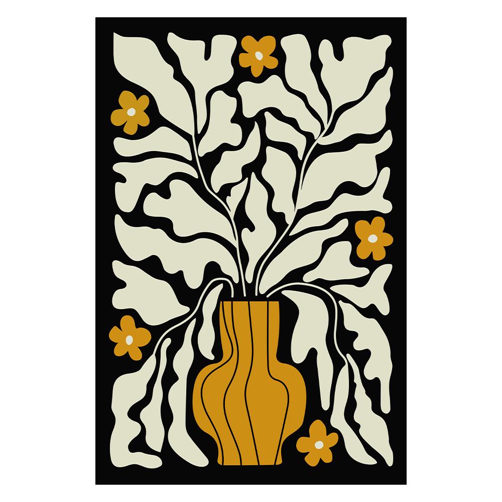 

Абстрактные цветы настенное искусство постеры галерея принты холст декоративная живопись настенное украшение настенные картины декор гостиной 20x30cm