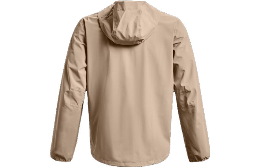 Men's Under Armour Stormproof Jackets Men's Desert Brown Hooded Moderate Other