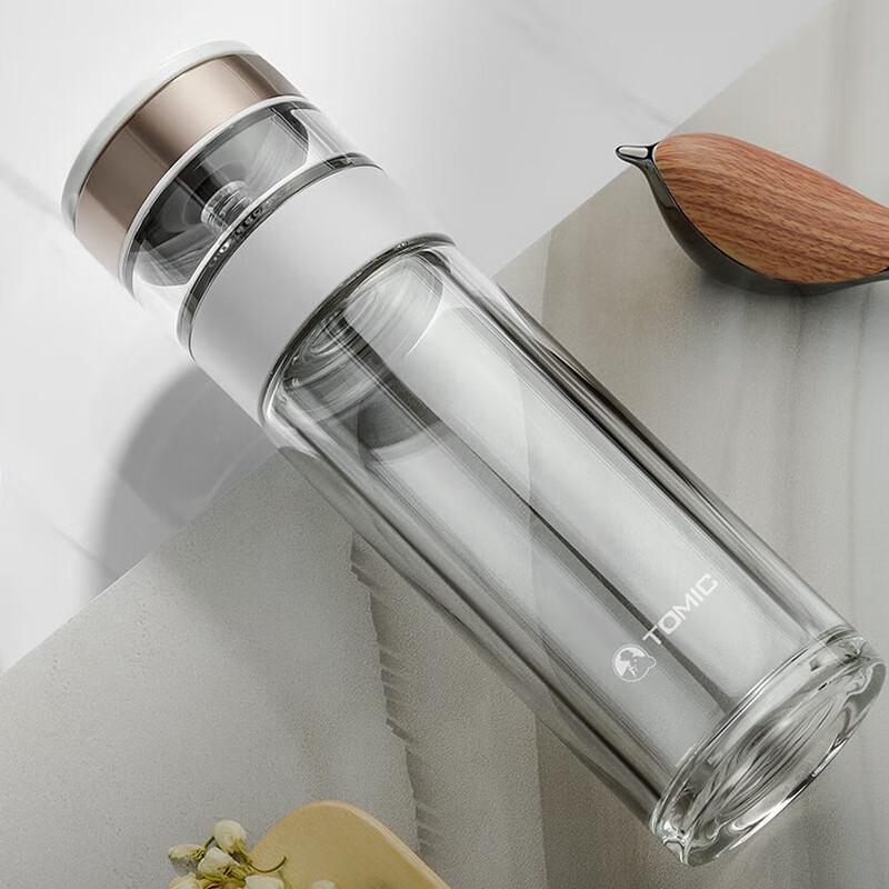 TOMIC Double-Layer Borosilicate Glass Tea Cup