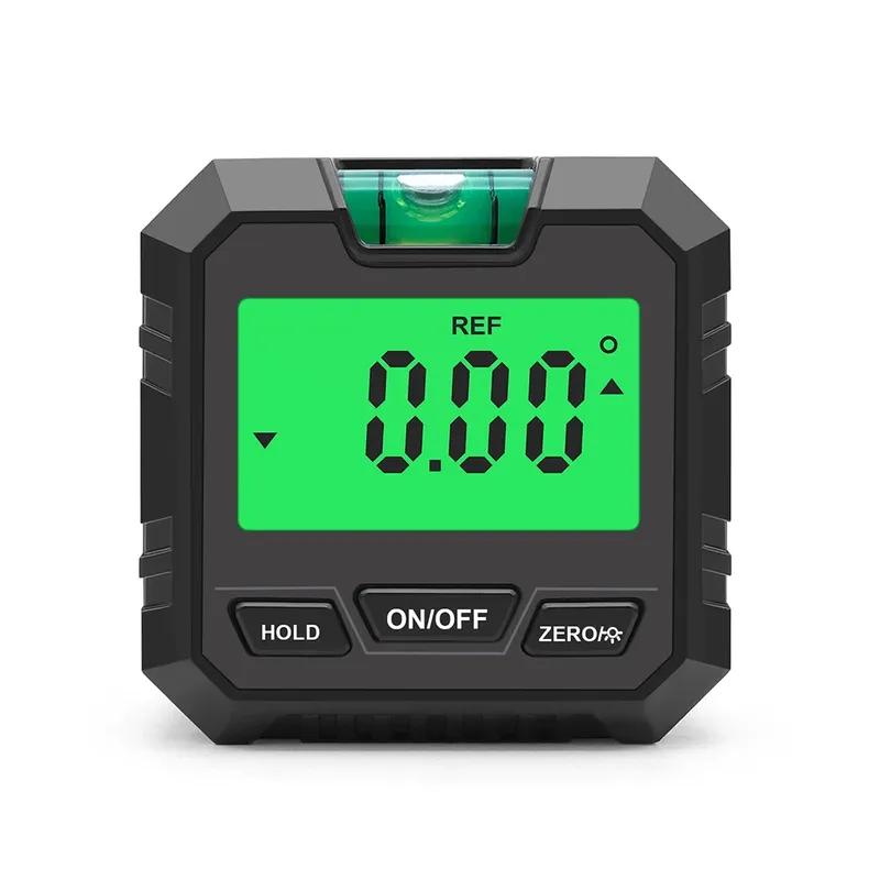 Inclinometer with Backlight and Magnetic Base Electronic Level and Angle Gauge for Woodworking Carpentry Building Masonry