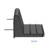 Multiple Device Wall Mount Holder Stand for Tablets, Smartphones Easy Installs with Adhesive or Screws