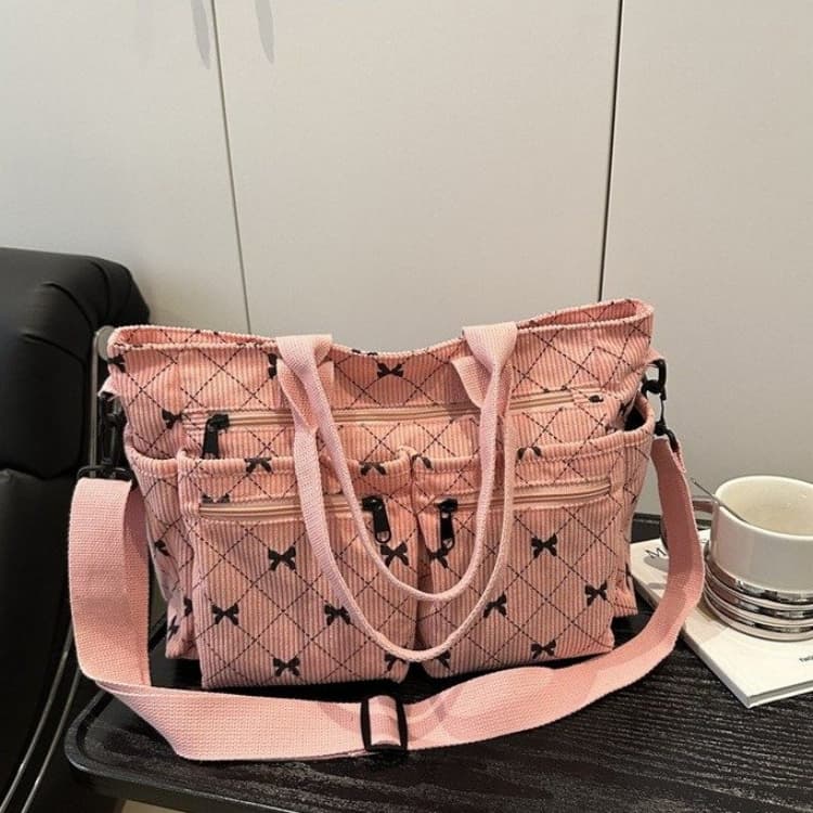 Bow Print Women's Shoulder Bag Crossbody Bag