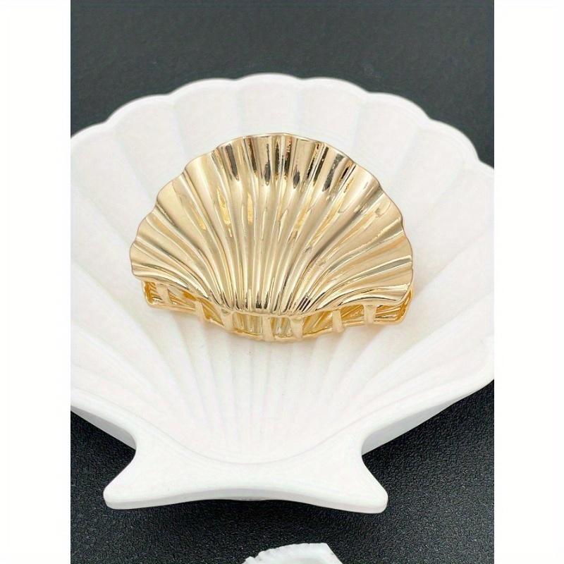 2024 Sommer Neu Ozean Serie Ins Stil Minimalistisch & Stilvoll Spiralförmiges Meeresschnecken Design Haarklammer Geschenk