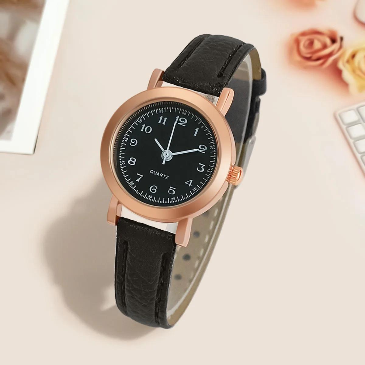 

Изысканные Простые Женские Наручные Часы Ретро Кожаные Женские Часы Бренд Женская Мода Мини Дизайн Парные Часы Часы Часы Женские
