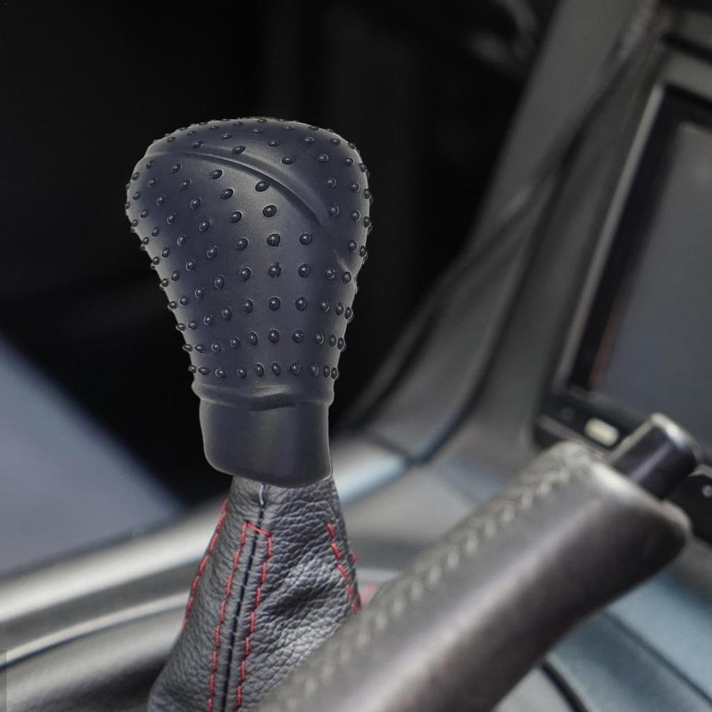 Silicone Gear Shift Knob Cover - Universal Non-Slip Car Gear