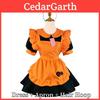 Adorable Pumpkin Maid Lolita Costume Dress For Halloween Party